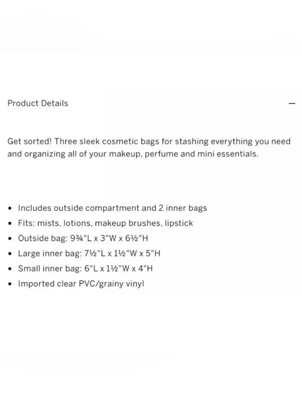 Victoria's Secret Leopard Backstage Nested Trio Beauty Bag